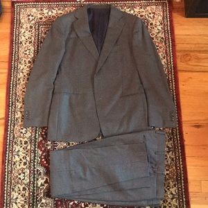 Gray Striped Suit by SuitSupply